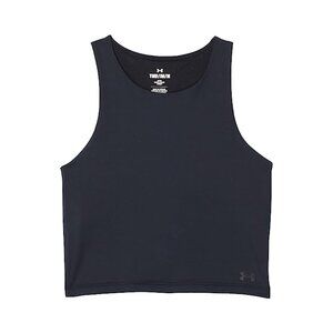 Under Armour Girls Motion Crop Tank Top Black Legacy X-Large